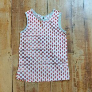 Magic Balloon Dress 2T Lobster Cotton Dress Beach Vacation Coastal
